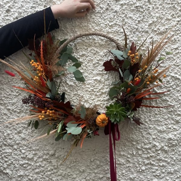 autumn wreath making class